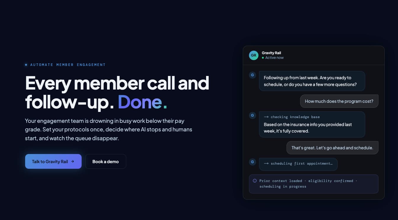 Backed by Redesign Health, Gravity Rail Launches with $2.75M to Provide No-Code AI Operating System for Healthcare